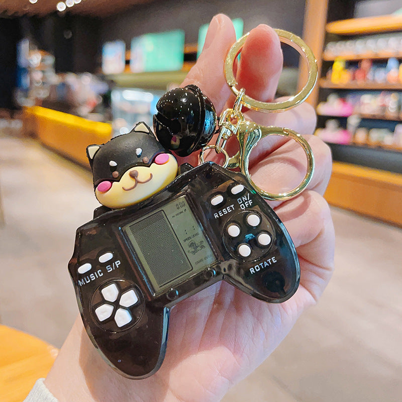 Wholesale Creative Cartoon Mini Game Machines Square Game Machines Plastic Keychains
